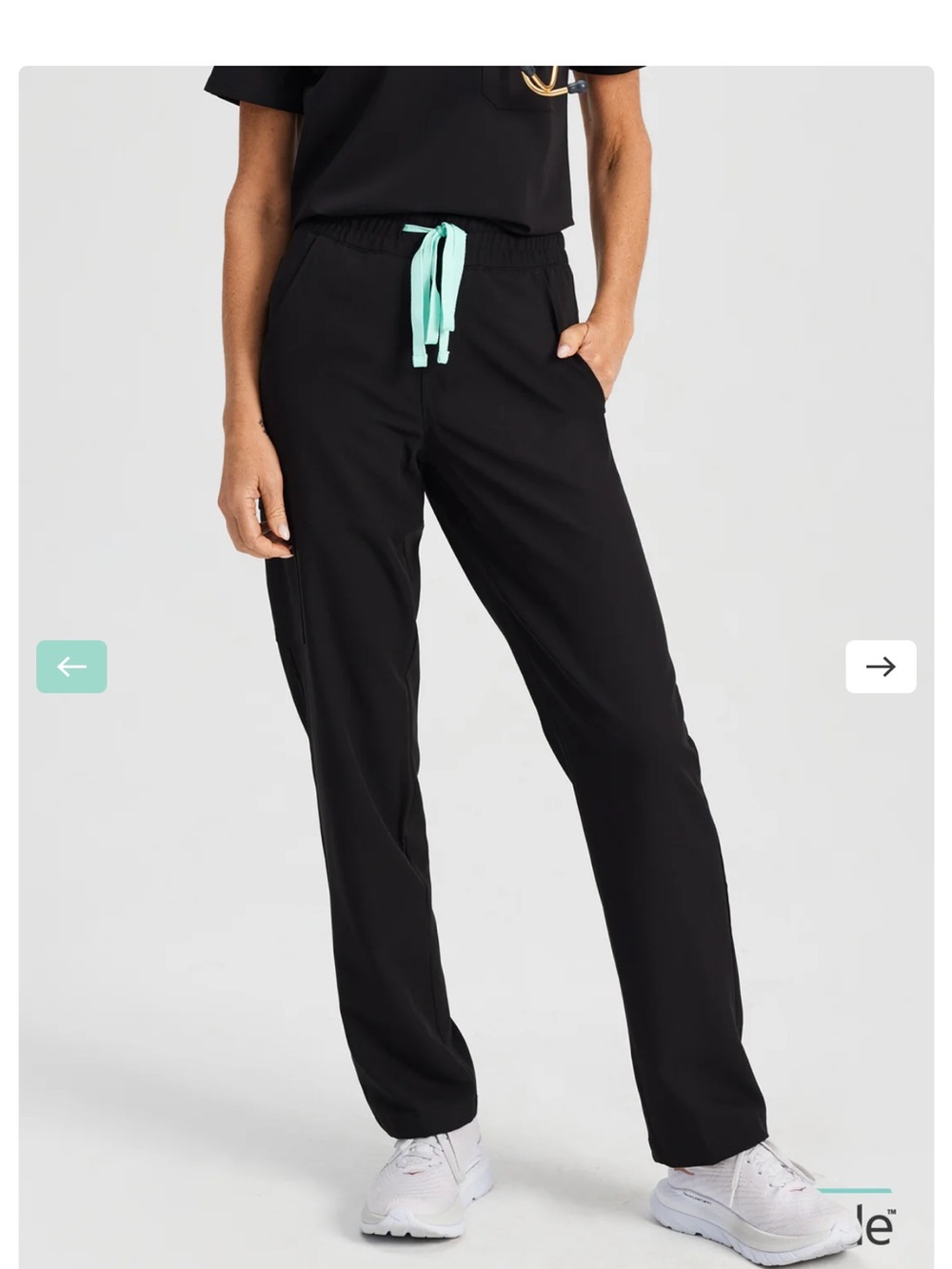 Garde Malade straight leg scrub pants